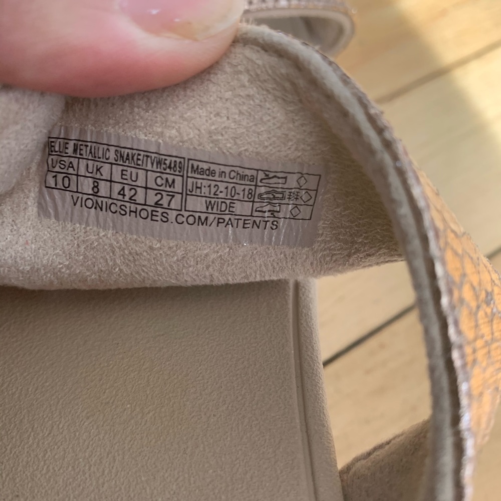 Vionic Adjustable Embossed Platform Slide - image 4